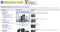 Desktop Screenshot of mavericksolar.net